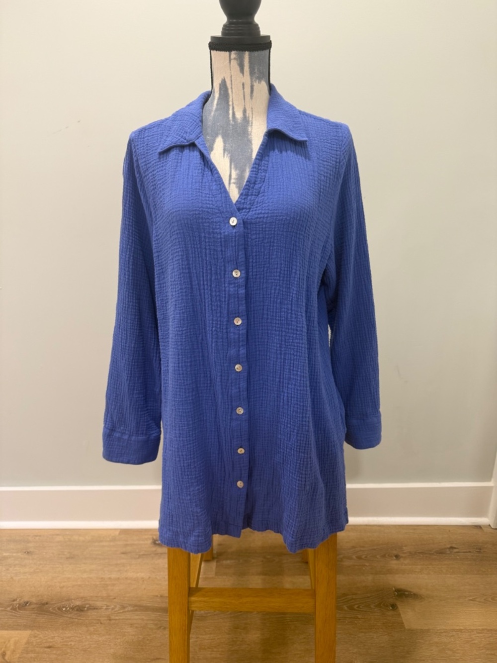 Soft Surroundings Escambia Gauze Tunic in Size Large - Picture 2 of 9